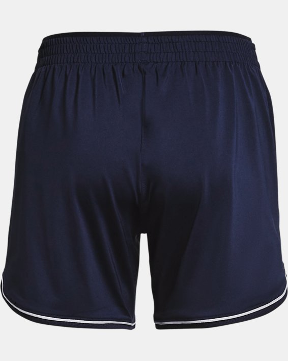 Women's UA Knit Mid-Length Shorts, Navy, pdpMainDesktop image number 5